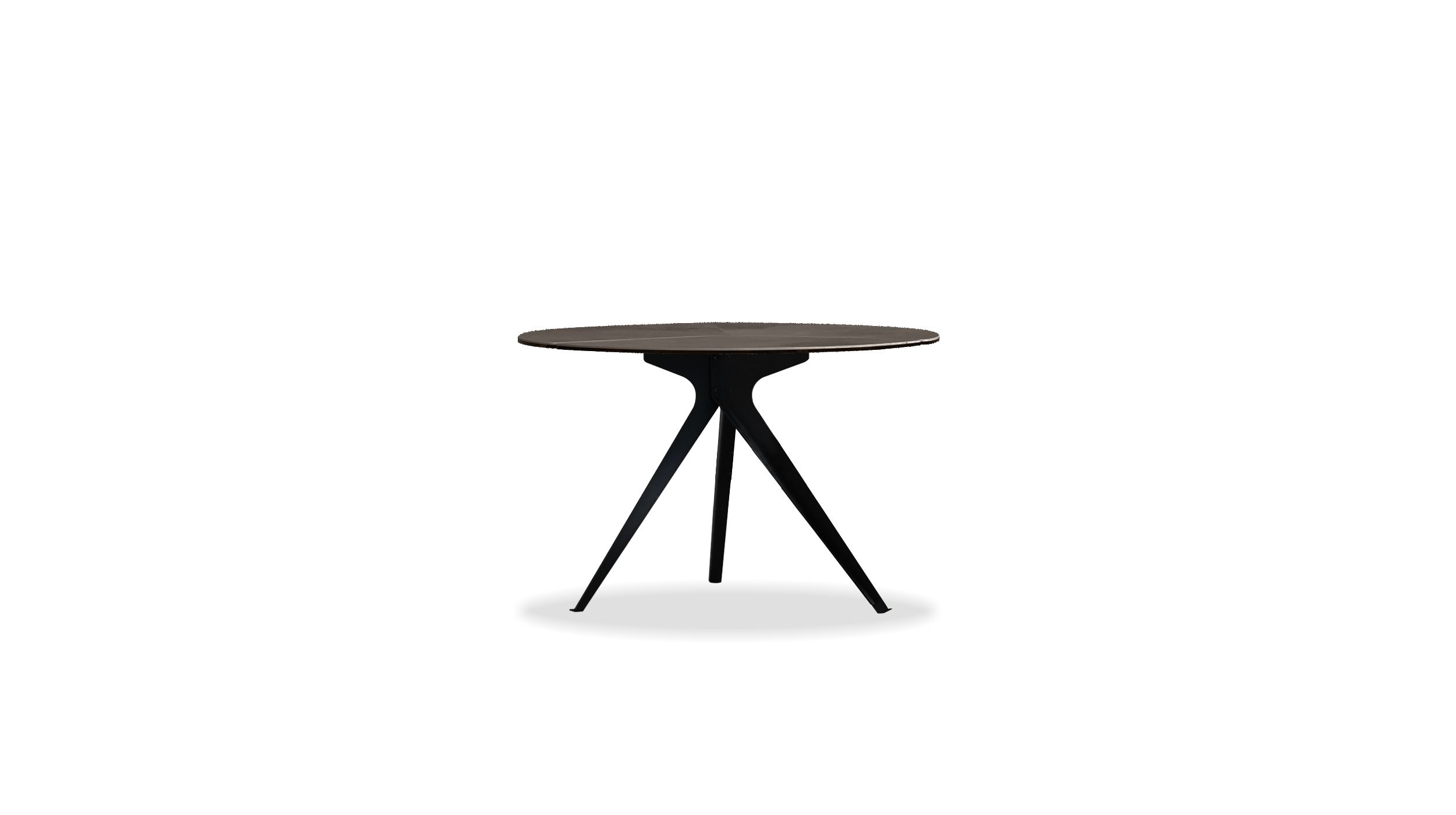 isola tall oxide brown italian ceramic coffee table