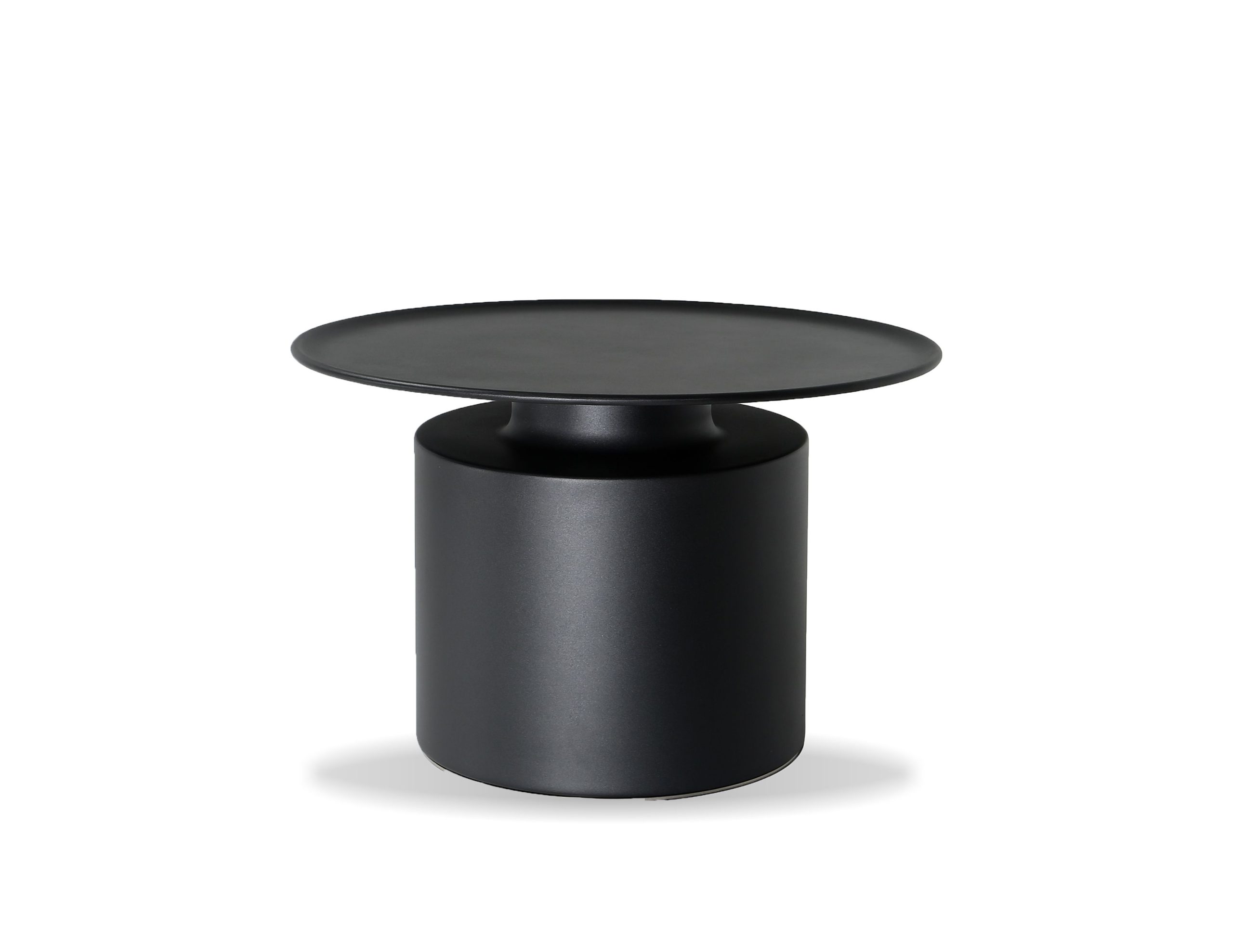rook coffee table matte black aluminum