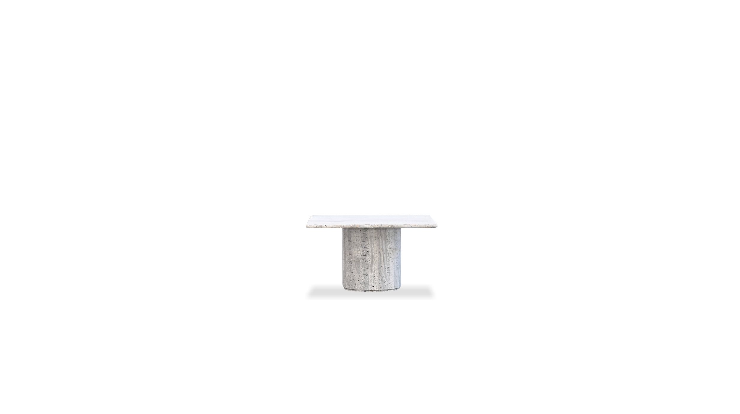 sloane medium grey travertine marble coffee table
