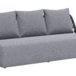 Versatile Outdoor Sofa with Durable Aluminum Frame and Olefin Cushions