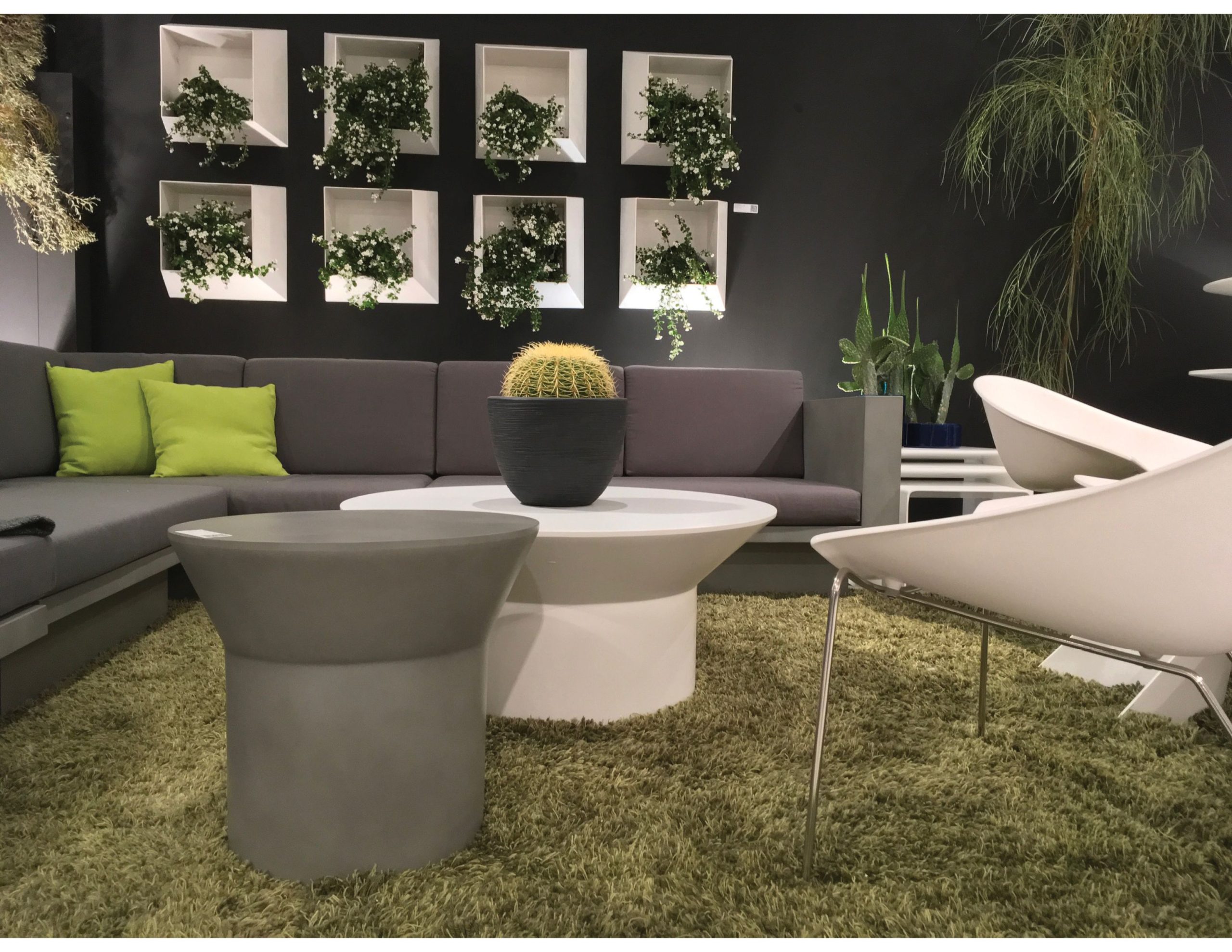 boracay grey fiber cement epoxy indoor outdoor end table