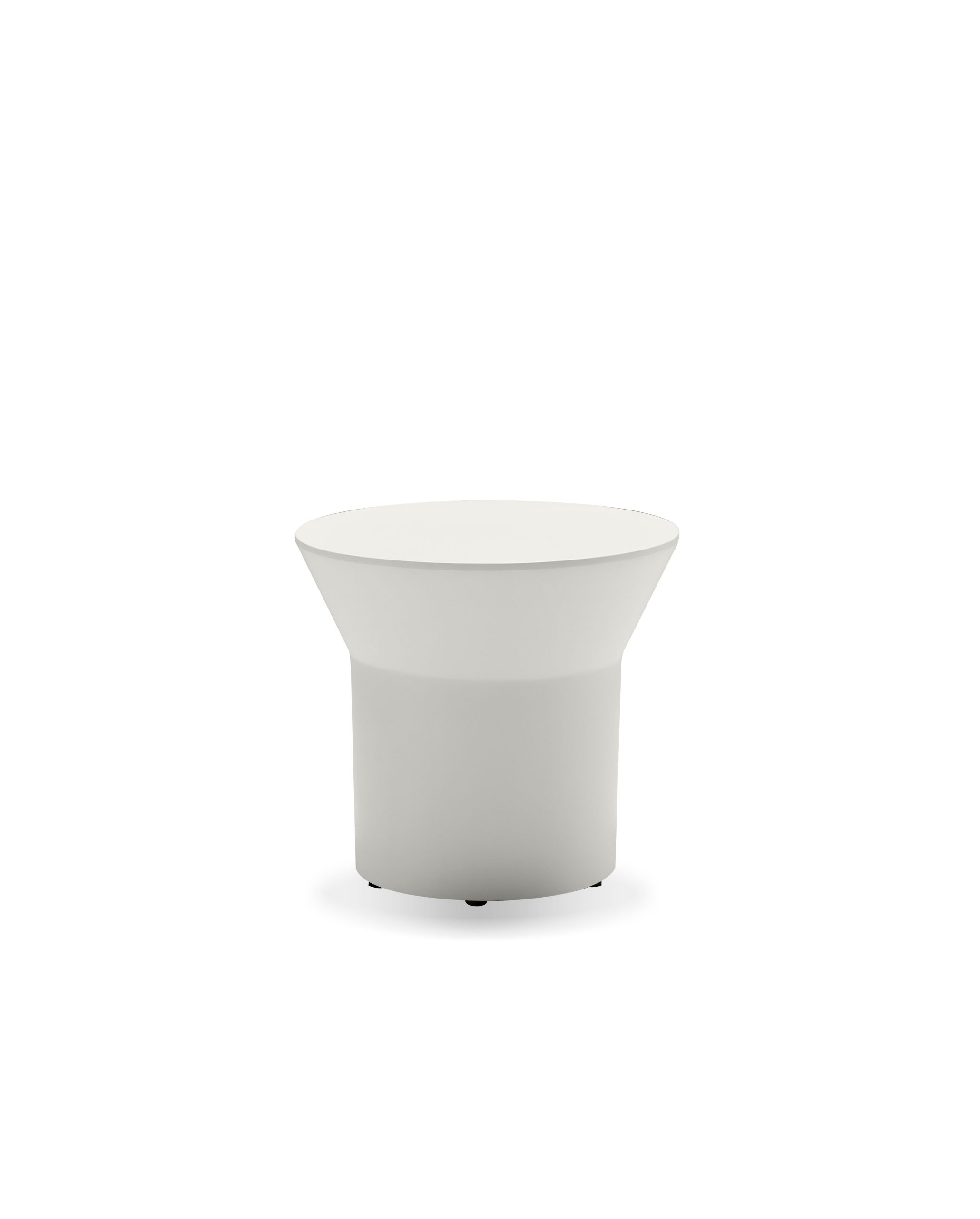 boracay tapioca solid surface indoor outdoor end table