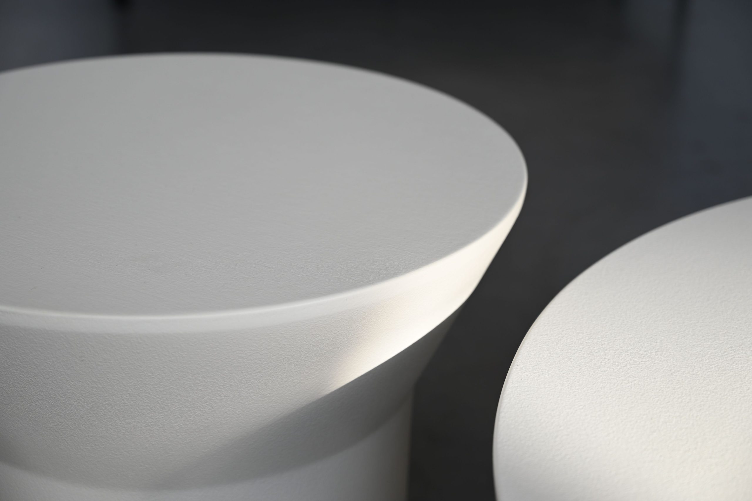 boracay tapioca solid surface indoor outdoor end table