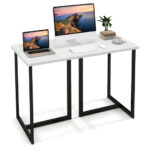 Modern 47 Inch Computer Desk with Cable Management and Stability 10 Modern 47 Inch Computer Desk with Cable Management and Stability