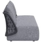 Versatile Outdoor Sofa with Durable Aluminum Frame and Olefin Cushions