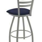 Jackie 36-Inch Extra-Tall Bar Stool with Anodized Nickel Finish and Graph Anchor Seat 7 Jackie 36-Inch Extra-Tall Bar Stool with Anodized Nickel Finish and Graph Anchor Seat