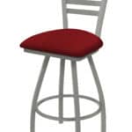 Jackie 36-Inch Extra-Tall Bar Stool with Anodized Nickel Finish and Graph Ruby Seat 6 Jackie 36-Inch Extra-Tall Bar Stool with Anodized Nickel Finish and Graph Ruby Seat