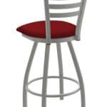 Jackie 36-Inch Extra-Tall Bar Stool with Anodized Nickel Finish and Graph Ruby Seat 7 Jackie 36-Inch Extra-Tall Bar Stool with Anodized Nickel Finish and Graph Ruby Seat