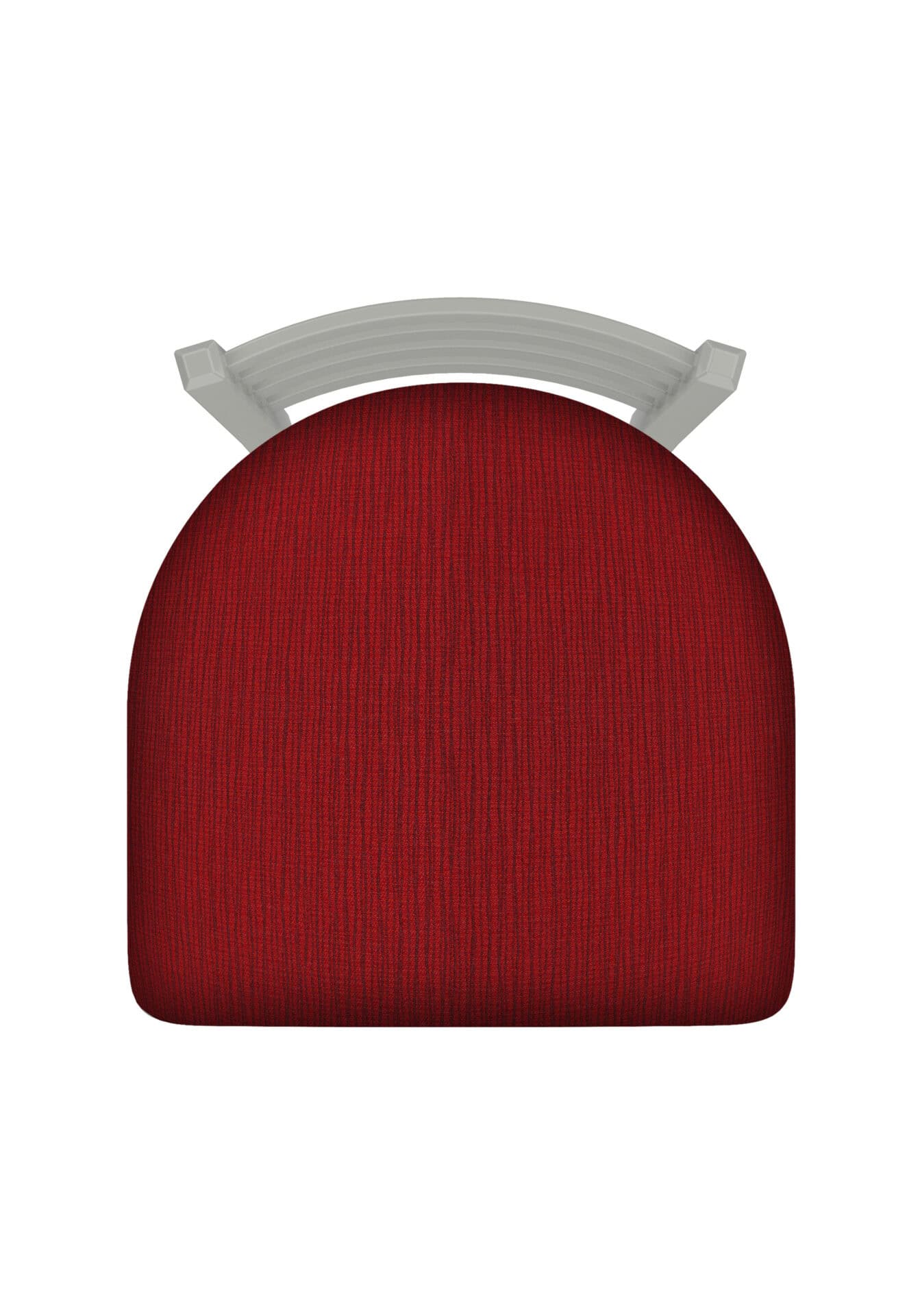 Jackie 36-Inch Extra-Tall Bar Stool with Anodized Nickel Finish and Graph Ruby Seat 3 Jackie 36-Inch Extra-Tall Bar Stool with Anodized Nickel Finish and Graph Ruby Seat - Image 3