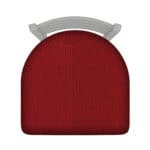 Jackie 36-Inch Extra-Tall Bar Stool with Anodized Nickel Finish and Graph Ruby Seat 8 Jackie 36-Inch Extra-Tall Bar Stool with Anodized Nickel Finish and Graph Ruby Seat