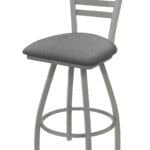 Jackie 36-Inch Extra-Tall Bar Stool with Anodized Nickel Finish and Graph Alpine Seat 6 Jackie 36-Inch Extra-Tall Bar Stool with Anodized Nickel Finish and Graph Alpine Seat