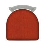 Jackie 36-Inch Extra-Tall Bar Stool with Anodized Nickel Finish and Graph Poppy Seat