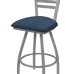 Jackie 36-Inch Extra-Tall Bar Stool with Anodized Nickel Finish and Rein Bay Seat 6 Jackie 36-Inch Extra-Tall Bar Stool with Anodized Nickel Finish and Rein Bay Seat