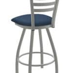 Jackie 36-Inch Extra-Tall Bar Stool with Anodized Nickel Finish and Rein Bay Seat 7 Jackie 36-Inch Extra-Tall Bar Stool with Anodized Nickel Finish and Rein Bay Seat