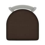 Jackie 30-Inch Bar Stool with Anodized Nickel Finish and Rein Coffee Seat 8 Jackie 30-Inch Bar Stool with Anodized Nickel Finish and Rein Coffee Seat