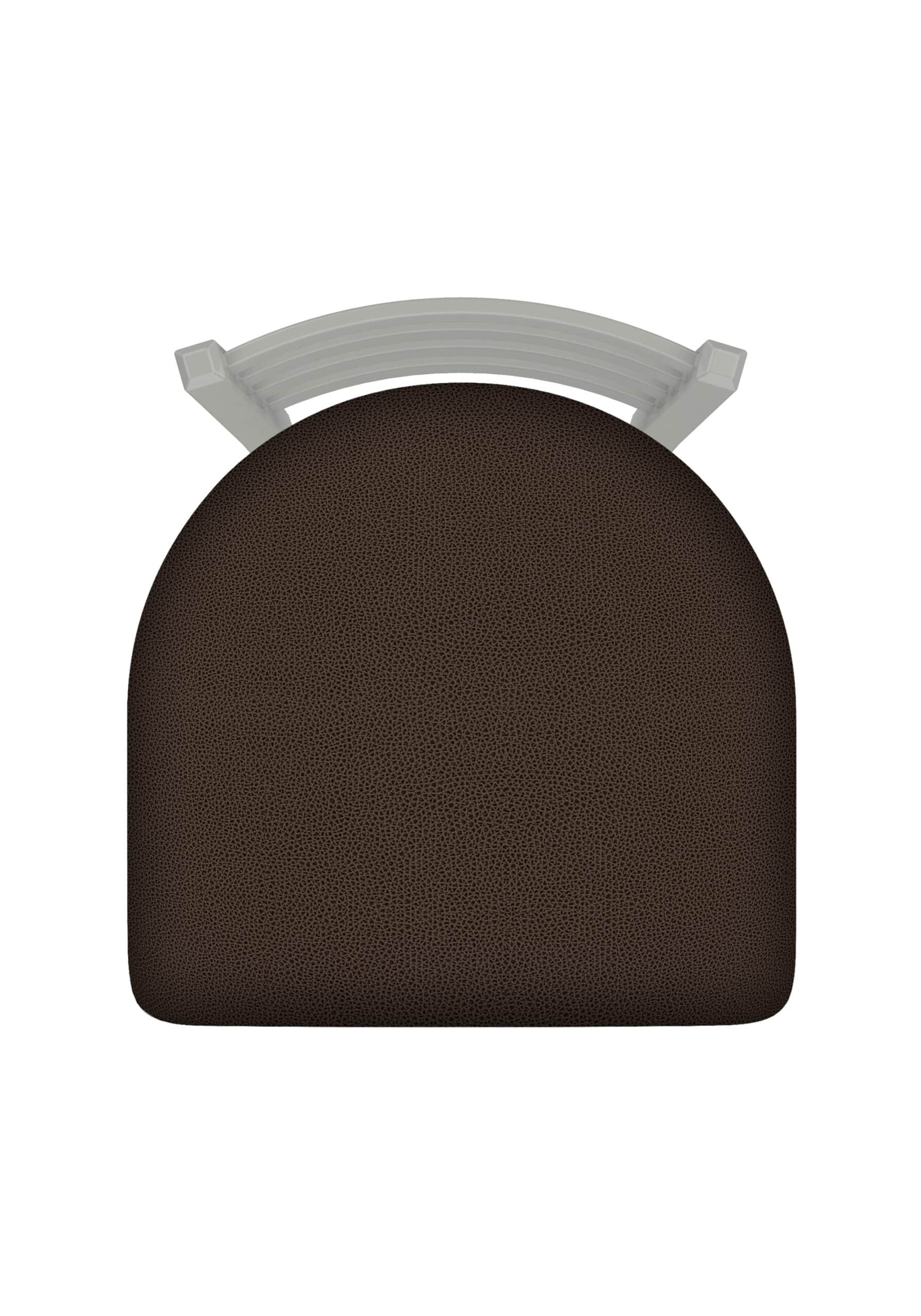 Jackie 30-Inch Bar Stool with Anodized Nickel Finish and Rein Coffee Seat 8 Jackie 30-Inch Bar Stool with Anodized Nickel Finish and Rein Coffee Seat