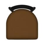 Jackie 36-Inch Extra-Tall Bar Stool with Black Wrinkle Finish and Canter Thatch Seat