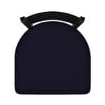 Jackie 36-Inch Extra-Tall Bar Stool with Black Wrinkle Finish and Canter Twilight Seat
