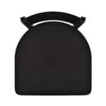 Jackie 36-Inch Extra-Tall Bar Stool with Black Wrinkle Finish and Canter Espresso Seat