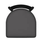 Jackie 36-Inch Extra-Tall Bar Stool with Black Wrinkle Finish and Canter Storm Seat