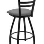 Jackie 36-Inch Extra-Tall Bar Stool with Black Wrinkle Finish and Canter Folkstone Grey Seat 7 Jackie 36-Inch Extra-Tall Bar Stool with Black Wrinkle Finish and Canter Folkstone Grey Seat