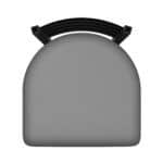 Jackie 36-Inch Extra-Tall Bar Stool with Black Wrinkle Finish and Canter Folkstone Grey Seat 8 Jackie 36-Inch Extra-Tall Bar Stool with Black Wrinkle Finish and Canter Folkstone Grey Seat