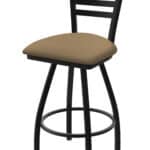 Jackie 36-Inch Extra-Tall Bar Stool with Black Wrinkle Finish and Canter Sand Seat 6 Jackie 36-Inch Extra-Tall Bar Stool with Black Wrinkle Finish and Canter Sand Seat