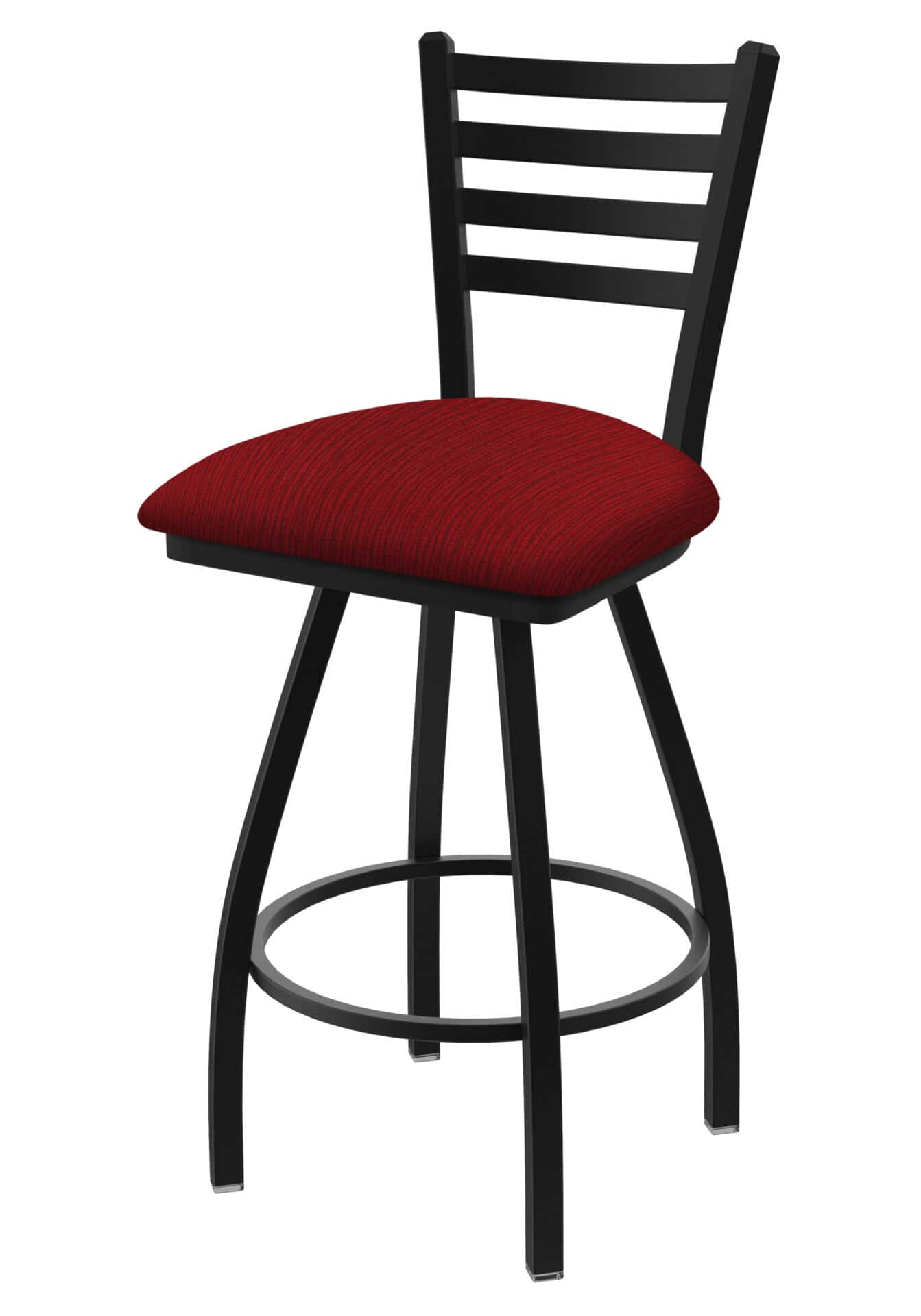 Jackie 36-Inch Extra-Tall Bar Stool with Black Wrinkle Finish and Graph Ruby Seat 1 Jackie 36-Inch Extra-Tall Bar Stool with Black Wrinkle Finish and Graph Ruby Seat
