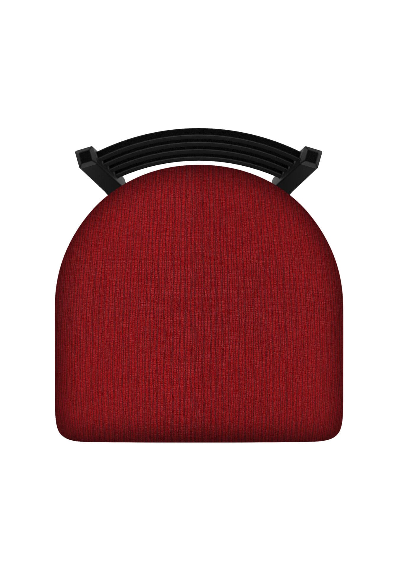 Jackie 36-Inch Extra-Tall Bar Stool with Black Wrinkle Finish and Graph Ruby Seat 3 Jackie 36-Inch Extra-Tall Bar Stool with Black Wrinkle Finish and Graph Ruby Seat - Image 3