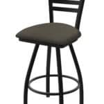 Jackie 36-Inch Extra-Tall Bar Stool with Black Wrinkle Finish and Graph Chalice Seat