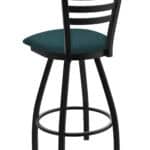Jackie 36-Inch Extra-Tall Bar Stool with Black Wrinkle Finish and Graph Tidal Seat