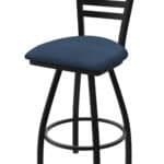 Jackie 36-Inch Extra-Tall Bar Stool with Black Wrinkle Finish and Rein Bay Seat 6 Jackie 36-Inch Extra-Tall Bar Stool with Black Wrinkle Finish and Rein Bay Seat