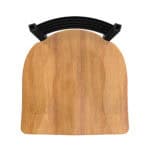 Jackie 36-Inch Extra-Tall Bar Stool with Black Wrinkle Finish and Medium Maple Seat 8 Jackie 36-Inch Extra-Tall Bar Stool with Black Wrinkle Finish and Medium Maple Seat
