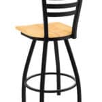 Jackie 30-Inch Bar Stool with Black Wrinkle Finish and Natural Maple Seat 7 Jackie 30-Inch Bar Stool with Black Wrinkle Finish and Natural Maple Seat