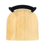 Jackie 36-Inch Extra-Tall Bar Stool with Black Wrinkle Finish and Natural Oak Seat 8 Jackie 36-Inch Extra-Tall Bar Stool with Black Wrinkle Finish and Natural Oak Seat