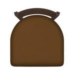 Jackie 36-Inch Extra-Tall Bar Stool with Bronze Finish and Canter Thatch Seat