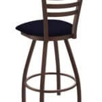 Jackie 36-Inch Extra-Tall Bar Stool with Bronze Finish and Canter Twilight Seat