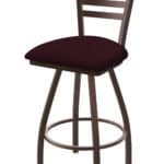 Jackie 36-Inch Extra-Tall Bar Stool with Bronze Finish and Canter Bordeaux Seat 6 Jackie 36-Inch Extra-Tall Bar Stool with Bronze Finish and Canter Bordeaux Seat