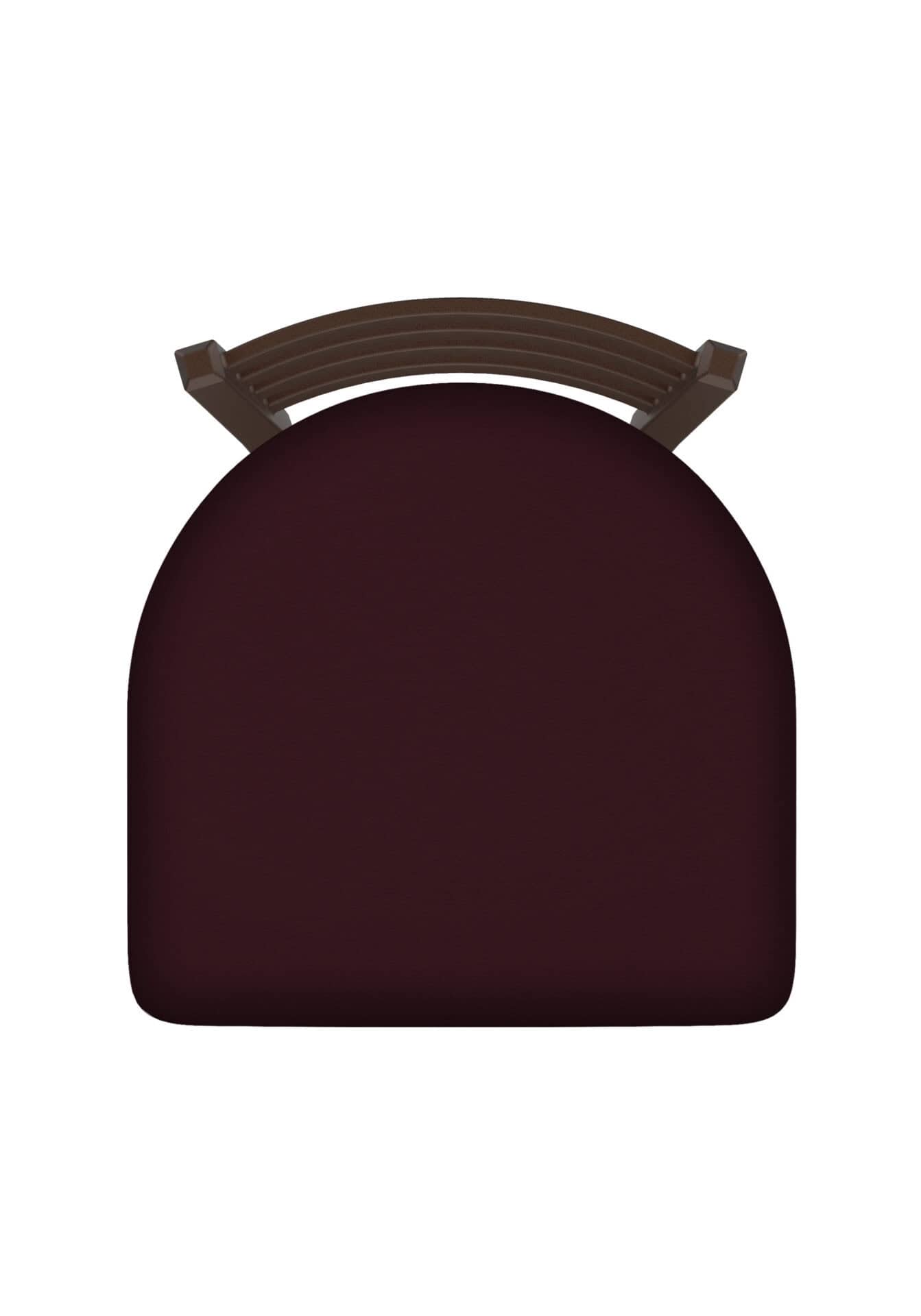 Jackie 36-Inch Extra-Tall Bar Stool with Bronze Finish and Canter Bordeaux Seat 3 Jackie 36-Inch Extra-Tall Bar Stool with Bronze Finish and Canter Bordeaux Seat - Image 3