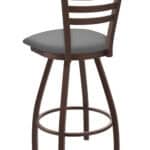 Jackie 36-Inch Extra-Tall Bar Stool with Bronze Finish and Canter Folkstone Grey Seat 7 Jackie 36-Inch Extra-Tall Bar Stool with Bronze Finish and Canter Folkstone Grey Seat
