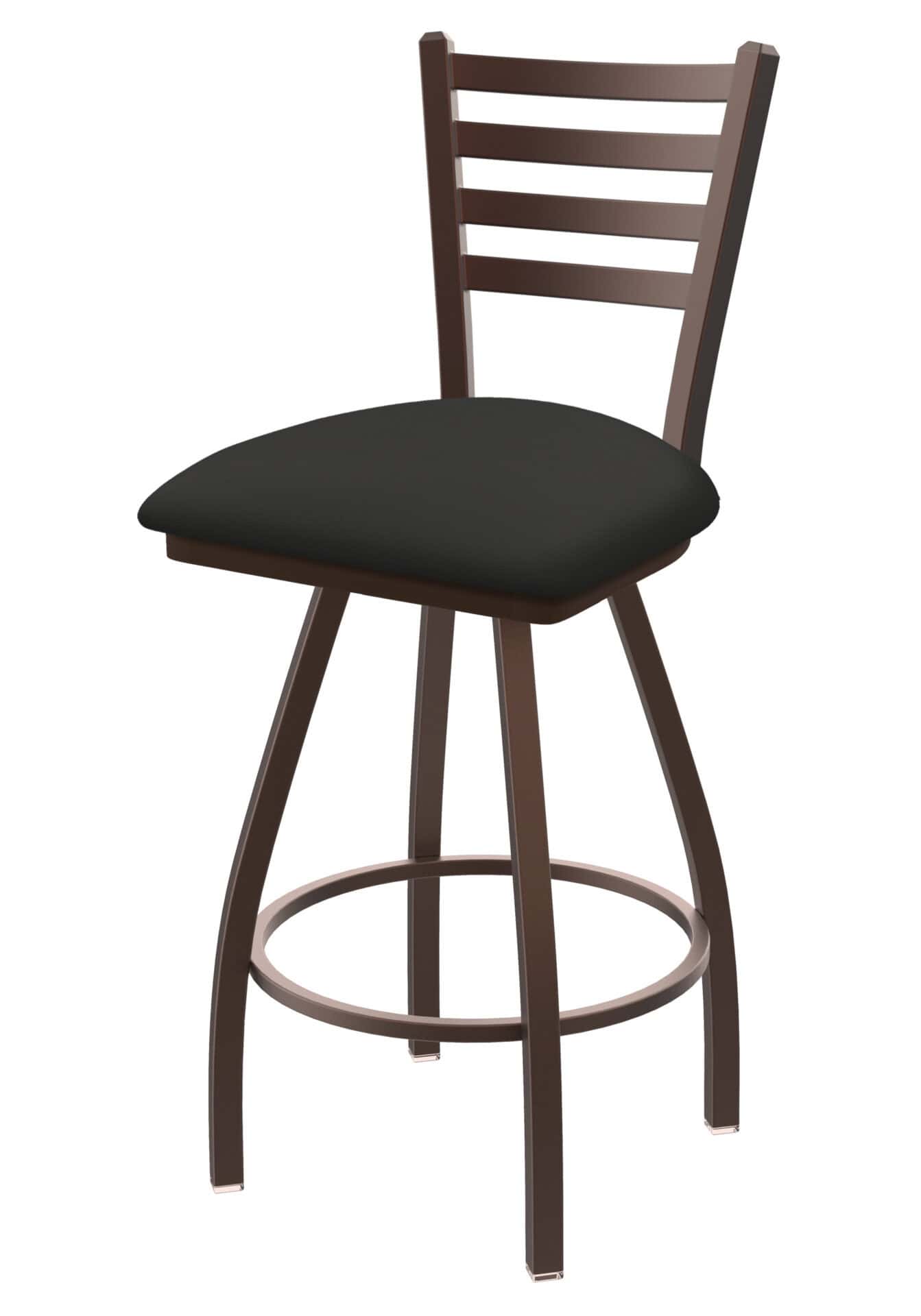 Jackie 30-Inch Bar Stool with Bronze Finish and Canter Iron Seat 1 Jackie 30-Inch Bar Stool with Bronze Finish and Canter Iron Seat