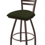Jackie 36-Inch Extra-Tall Bar Stool with Bronze Finish and Canter Pine Seat