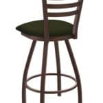 Jackie 36-Inch Extra-Tall Bar Stool with Bronze Finish and Canter Pine Seat