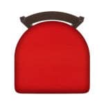Jackie 30-Inch Bar Stool with Bronze Finish and Canter Red Seat 8 Jackie 30-Inch Bar Stool with Bronze Finish and Canter Red Seat