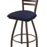 Jackie 30-Inch Bar Stool with Bronze Finish and Graph Anchor Seat 6 Jackie 30-Inch Bar Stool with Bronze Finish and Graph Anchor Seat
