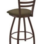 Jackie 36-Inch Extra-Tall Bar Stool with Bronze Finish and Graph Cork Seat