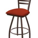 Jackie 36-Inch Extra-Tall Bar Stool with Bronze Finish and Graph Poppy Seat 6 Jackie 36-Inch Extra-Tall Bar Stool with Bronze Finish and Graph Poppy Seat