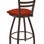 Jackie 36-Inch Extra-Tall Bar Stool with Bronze Finish and Graph Poppy Seat 7 Jackie 36-Inch Extra-Tall Bar Stool with Bronze Finish and Graph Poppy Seat