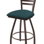 Jackie 36-Inch Extra-Tall Bar Stool with Bronze Finish and Graph Tidal Seat