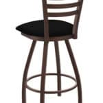 Jackie 36-Inch Extra-Tall Bar Stool with Bronze Finish and Black Vinyl Seat 7 Jackie 36-Inch Extra-Tall Bar Stool with Bronze Finish and Black Vinyl Seat